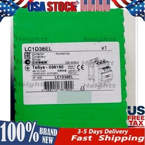 one New for Schneider Contactor LC1D38EL 38A 48VDC Fast Ship - Picture 1 of 4
