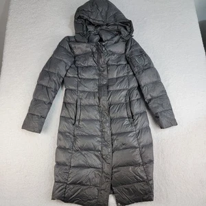 Lauren Ralph Lauren Down Puffer Coat Jacket Women's Size Small Gray Packable - Imagen 1 de 14