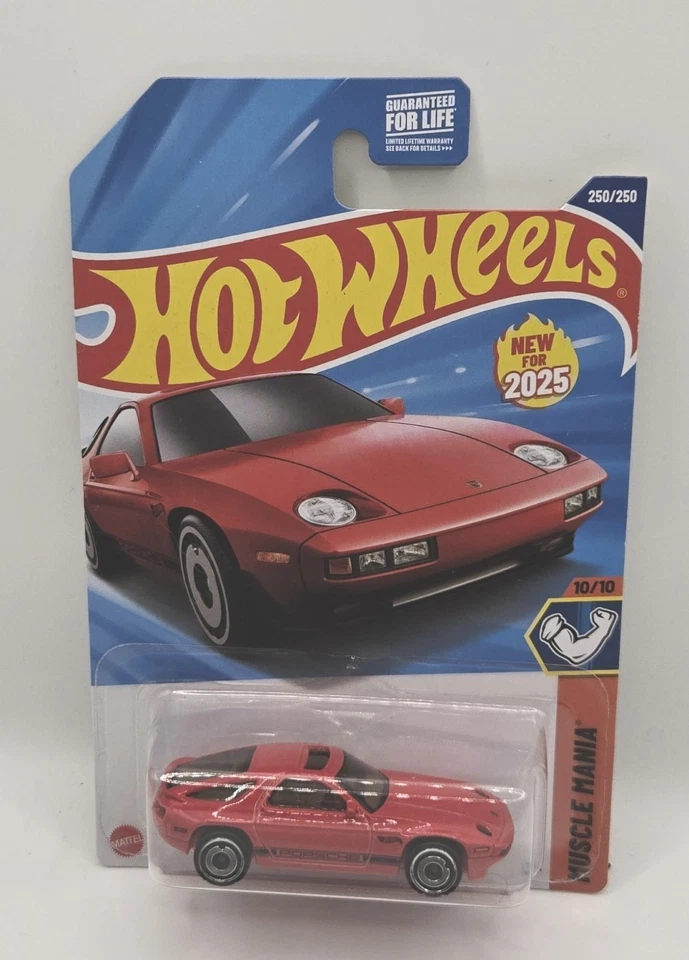 Porsche 928S 1983 Hot Wheels rojo, 1:64 Muscle Mania #250 2025 Foto 1 de 1