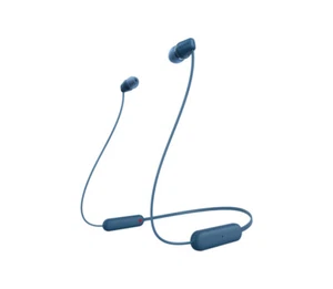 Sony WI-C100 Headset Wireless In-ear Calls/Music Bluetooth Blue - WIC100L.CE7 - Picture 1 of 3