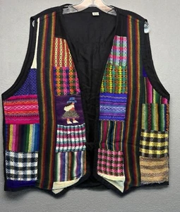 Artesanias Andes women Sleeveless Embroidered vest size XL - Bild 1 von 6