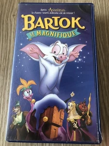 CASSETTE VIDÉO VHS FILM BARTOK LE MAGNIFIQUE DON BLUTH FRANÇAIS RARE - Picture 1 of 3