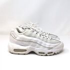 NIke Air Max '95 YK GS Youth Size 7 All White Lace Up Classic Sneakers