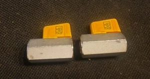 Two (2) Dafram 1/4" Stainless Steel 304 Mini Ball Shut-off Valves New - Picture 1 of 3