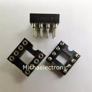 5pcs DIP-8 DIP8 IC Chip SOCKET PANEL PCB MOUNT ADAPTER SWAPPING - Picture 1 of 6