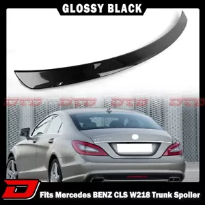 2011-2017 Fit For Mercedes BENZ CLS W218 4D Sedan A Trunk Spoiler Paint Black - Foto 1 di 5