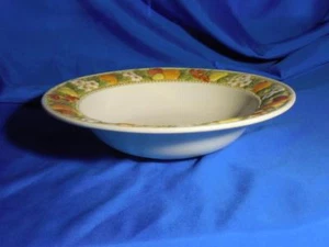 Vintage VERNON WARE by Metlox DELLA ROBBIA Handpainted 9.5” Round Vegetable Bowl - Picture 1 of 3