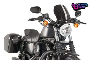 PUIG CUPOLINO NAKED N.G. TOURING PER HARLEY D. SPORTSTER IRON 2017 NERO - Imagen 1 de 1