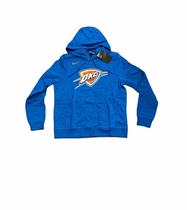 NWT Oklahoma City Thunder Nike Women's Pullover Logo Hoodie Sweatshirt Medium - Picture 1 of 2