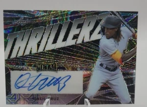2022 Leaf Metal Thrillerz Mojo Peacock Oneil Cruz 1/1 Autograph  - Picture 1 of 2