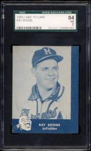 1960 Lake to Lake Braves - Ray Boone SP - SGC 7 NM - rare - Picture 1 of 2