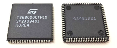 1 piece TS68000CFN10 | 10MHz | 16/32 BIT MICROPROCESSOR | HMOS in PLCC68 | 68000 - Image 1 of 4