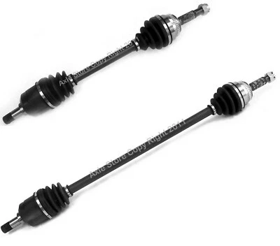 2 Front CV Axles Fit 2003 - 2008 Hyundai Tiburon with 4cyl Automatic Transmissio - Image 1 of 4