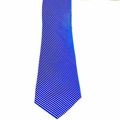  Bar III Royal Blue and White Skinny Tie for Men  - Image 1 of 4