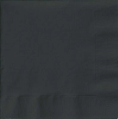 CEG Paper Luncheon Napkins, Black Velvet (58134B) - Image 1 of 2