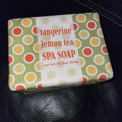 Greenwich Bay Trading Co.  ~tangerine Lemon Tea Spa Soap 10.5 Oz. - Image 1 of 2
