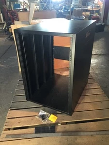 Hammond RCHS1902824BK1 Heavy Duty Metal Rack Case Cabinet Table Top Black - Picture 1 of 10