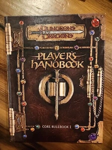 Dungeons & Dragons Players Handbook Core Rulebook 1 2nd Printing Wizards / Coast - Picture 1 of 5