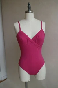 $224 NEW LA PERLA Swimsuit Pink US 6 Cup D - Picture 1 of 7