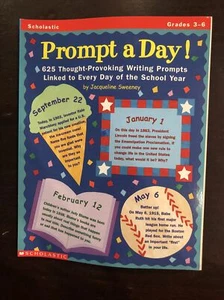 Prompt a Day! : 360 Thought-Provoking Writing Prompts Keyed to Every Day of the - Imagen 1 de 2