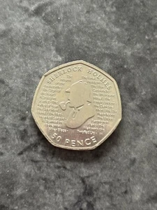 50p NEW Sherlock Homes 50p - Picture 1 of 2