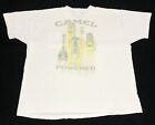 Vintage 1994 JOE CAMEL Cigarettes NASCAR Racing Powered White Pocket T-Shirt XL