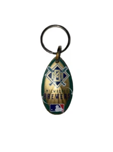 MLB Milwaukee Brewers Vintage Teardrop Spinner Keychain Size Regular - Picture 1 of 1