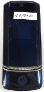 Motorola KRZR K1 - Cosmic Blue and Silver ( GSM ) Cellular Flip Phone - Picture 1 of 3