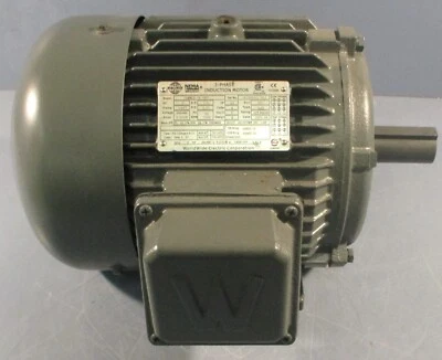Worldwide Electric PEWWE3-18-182T 3-Phase Induction Motor 3HP 1-1/8" Shaft Dia - Image 1 of 4