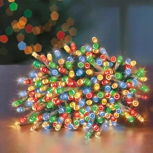200 Battery Christmas Lights Multi-action; Indoor or Outdoor - multi Colour - Picture 1 of 2