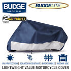 Budge Standard Motorcycle Cover Fits HONDA CRF250L 2013, Navy and Silver