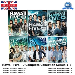 HAWAII Five-0 Series 1-6 Complete Collection Season 1 2 3 4 5 6 Sealed UK R2 DVD - Picture 1 of 12