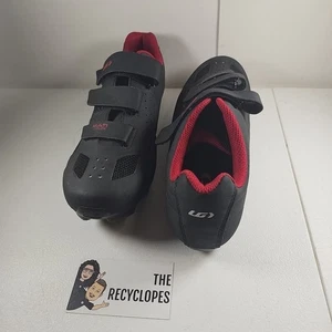 Louis Garneau Women US 10 EU 44 Multi Air Flex Cycling Bike Shoes LG Black/Red - Picture 1 of 11