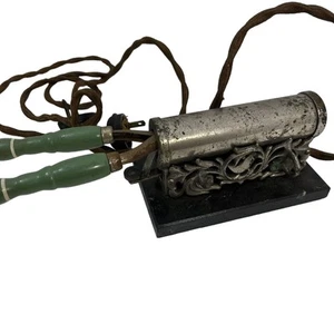 Fer à friser électrique et chauffage Simplex Electric Heating Co non testé ancien - Photo 1/8