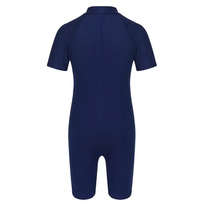 Niños Niños Niñas Traje de neopreno corto Traje de baño de una pieza Adelgazante Baño Surf Trajes Foto 1 de 2