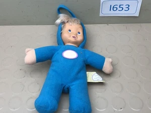 Vintage Baby Beans Doll Meritus Blue PJ’s Blonde Hair Blue Eyes - Picture 1 of 13
