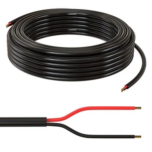 5m LED Steuerleitung 2x 0,34mm² LiYY Verlängerung 2 adrig Stromkabel Schwarz UV - Picture 1 of 5