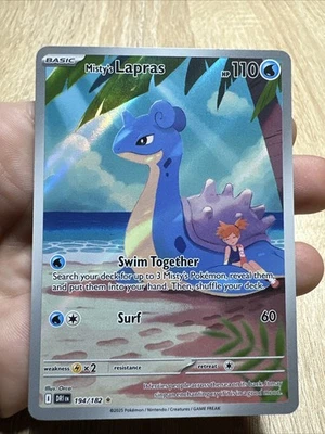 Misty's Lapras 194/182 Sv10: Destined Rivals Holo - Image 1 of 2