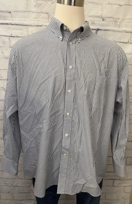 Camicia elegante Lauren Ralph Lauren elasticizzata reg fit grigia con bottoni 3XL 19 34/35 - Immagine 1 di 4