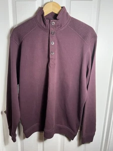 Tommy Bahama Quarter Snap Henley Langarm Pullover Sweater Herren Größe Medium - Bild 1 von 8