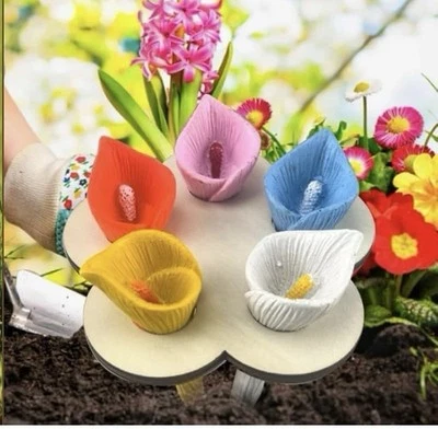 Bee Cups Thirsty Pollinators Resin Drinking Cups Insect Drinking Cups for Garden