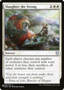 [MTG] Slaughter the Strong (CMR-48) (PLST) NM - Picture 1 of 1