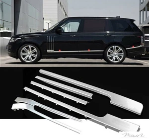 For Range Rover L405 15-21 6pcs Silver Exterior Body Side Molding Trim Cover Kit - Picture 1 of 8