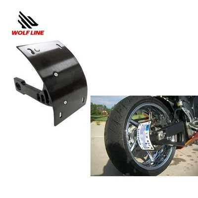 Soporte de matrícula curvo vertical para Kawasaki Ninja ZX10R 2004-2010 Foto 1 de 4