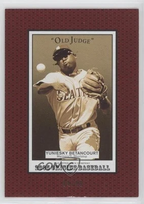 2005 Upper Deck Origins Old Judge Red /99 Yuniesky Betancourt #216 Rookie RC - Image 1 of 2