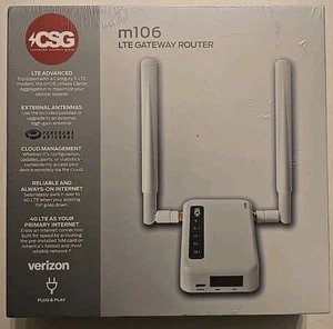 Brand NEW! Sealed NIB VERIZON CSG M106 LTE Portable Wireless Gateway Router - Picture 1 of 2