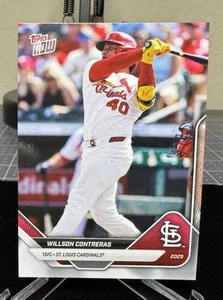 2025 Topps Now Road to Opening Day Willson Contreras #OD-243 Base Cardinals - Foto 1 di 2