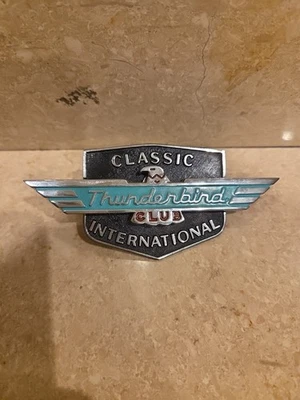 1955 1956 Ford Thunderbird гриль значок эмблема классический клуб International - Изображение 1 из 3