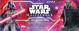 2021 TOPPS STAR WARS MASTERWORK HOBBY SEALED BOX - Picture 1 of 2