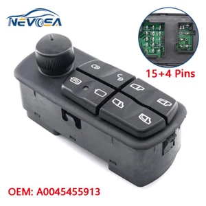 Master Power Window Switch For Mercedes-Benz ATEGO AXOR 1998-2013 A0045455913 - Picture 1 of 6